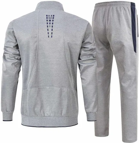 Vista 2 de Rdruko Conjunto deportivo de 2 piezas para hombre, para correr, gimnasio, ropa deportiva