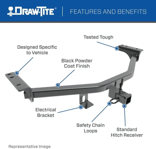 Vista 4 de Draw-Tite 75751 Max-Frame Enganche de remolque