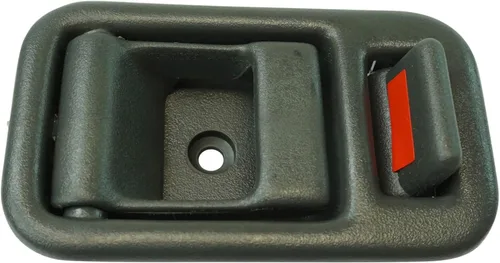 Vista 128 de TRQ Manija de puerta interior delantera izquierda cromada y negra para el lado del conductor compatible con Ford F-150 2012-2014