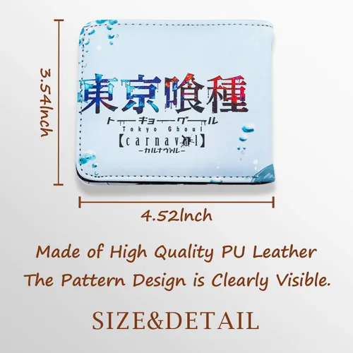 Vista 2 de Anime Tokyo Ghoul - Cartera de piel con cordón Tokio Ghoul