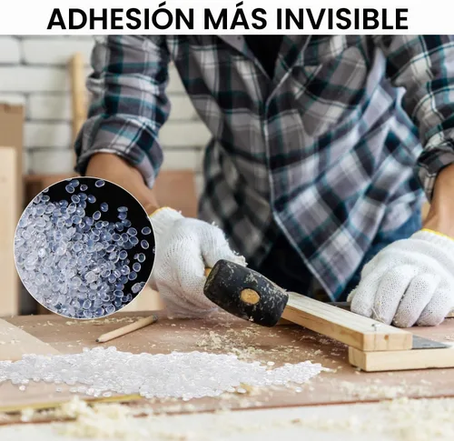Vista 3 de Maitys Pegamento para encoladora de cantos termofusible de 3.53 oz para máquina de bandas de borde, gránulos de pegamento caliente, cuentas