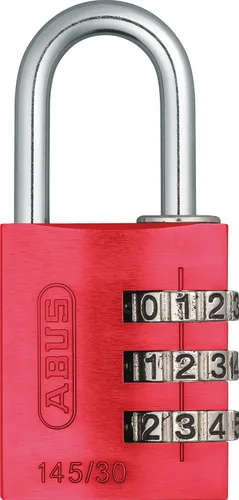 Vista 15 de ABUS 145/20 Pequeña Cerradura de Combinación No-TSA para Equipaje, Mochila, Reajustable, Negro