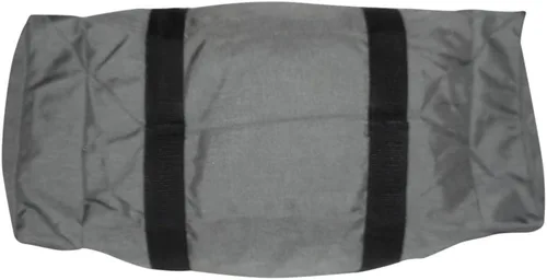 Vista 3 de Bolsa de lona triple grande con apertura en U, bolsillo frontal y dos compartimentos laterales, perfecta bolsa de cabina fabricada en Estados Unidos.