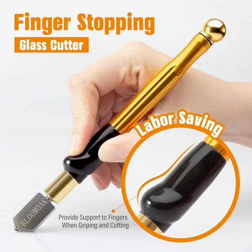 Vista 9 de Herramienta profesional de corte de vidrio con mango de aleación de tungsteno y carburo con rango de 2-20mm, cortador profesional para vidrio