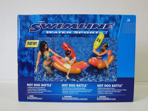 Vista 3 de SWIMLINE Inflatable – Pool Battle Game with Ride-On Floats & Boppers