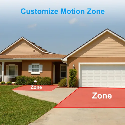 Vista 6 de Anpviz Cámara POE IP con zoom óptico de 5 MP, detección de seres humanos/vehículos, cámara de seguridad metálica Varifocal 4X para interiores, lente