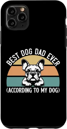 Vista 13 de French Bulldog Lover Best Dog Dad Ever Funny Pet Parent Gift Case for iPhone 17
