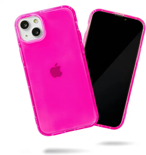 Vista 12 de SteepLab Neon Highlighter - Funda para iPhone 12 Pro Max, funda Grippy Jelly con bolsillos protectores de aire (amarillo neón llamativo)