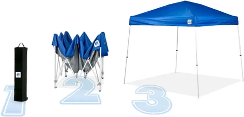 Vista 2 de Toldo E-Z UP, Sierra II, Azul