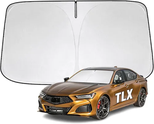 Vista 106 de Parasol para parabrisas Acura MDX 2001-2013, protector de parabrisas 300T, bloquea los rayos UV, ajuste personalizado, MDX para parabrisas