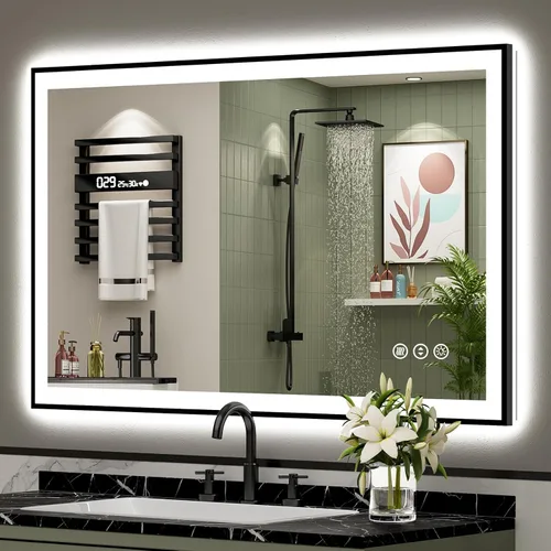 Vista 107 de 24x32 LED Bathroom Mirror, Backlit & Front Lit Lighted Mirror Retroiluminado+luz frontal
