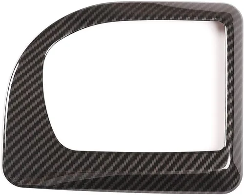 Vista 4 de Cubierta de panel de palanca de cambios para consola central de automóvil ABS para BMW Serie 5 E60 2004-2007 Accesorios de automóvil