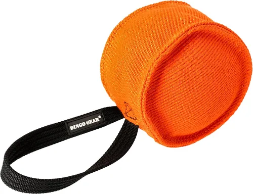 Vista 22 de Juguete de remolcador para perro fuerte, entrenamiento de mordida, IGP, diversión, lino francés, color azul caramelo Berta Dingo Gear S00097