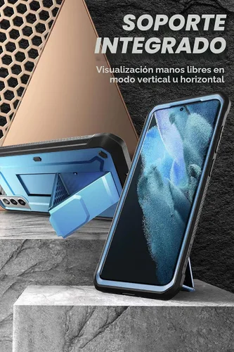 Vista 3 de SUPCASE Funda para Samsung Galaxy S21 5G con Soporte (Unicorn Beetle Pro), [Clip de Cinturón Integrado] Funda Protectora de Servicio Pesado