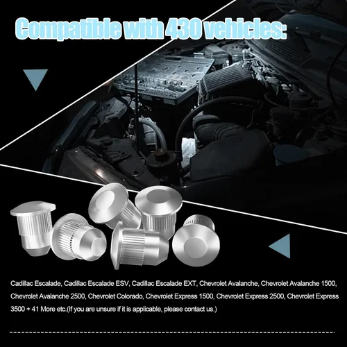 Vista 5 de 12 pines de guía de leva de alineación mejorados K6716 - Pasadores de perno de curvatura compatibles con Cadillac Escalade/Chevrolet/GMC/Hummer/Isuzu