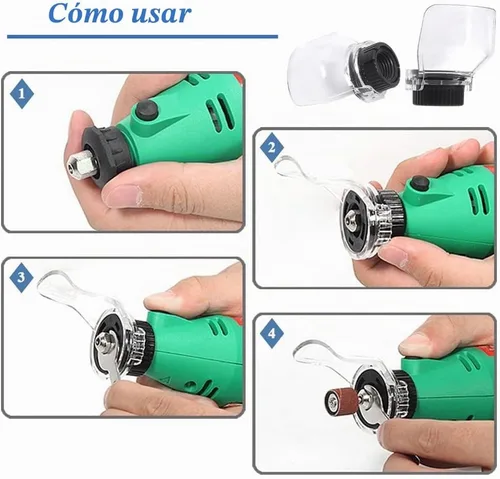 Vista 3 de Wolfride 4 unids herramienta rotativa escudo accesorio corte lijado accesorios para amoladora rotativa herramientas 200 3000 4000