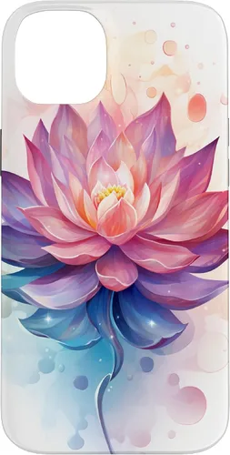 Vista 15 de Funda con ilustración de flor de loto para iPhone 17