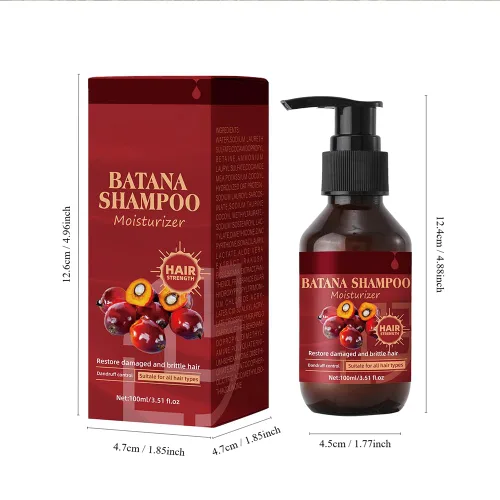 Vista 4 de Champú de aceite Batana para el crecimiento del cabello, champú para el cabello con aceite de batana para fortalecer y reparar el cabello dañado