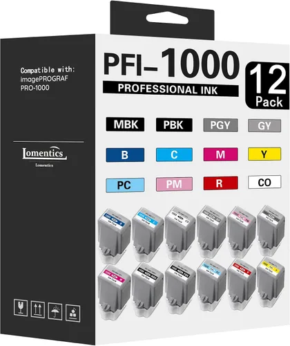 Vista 11 de PFI-030 - Cartucho de tinta de 1.9 fl oz (5 unidades, negro mate, negro, cian magenta amarillo) Lometic compatible con PFI-030MBK PFI-030BK PFI-030C