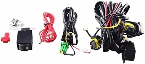 Vista 2 de Lámparas antiniebla de lente transparente compatibles con Subaru Outback 2010-2012 con kit de cableado de repuesto