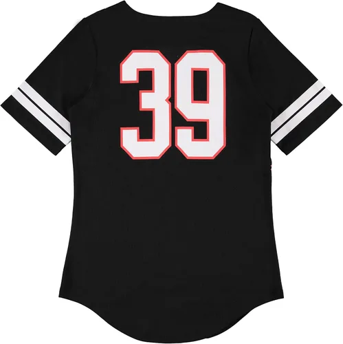 Vista 2 de Marvel Camiseta de béisbol para mujer, diseño de Spiderman, Ironman, Capitán América y Hulk, malla con botones