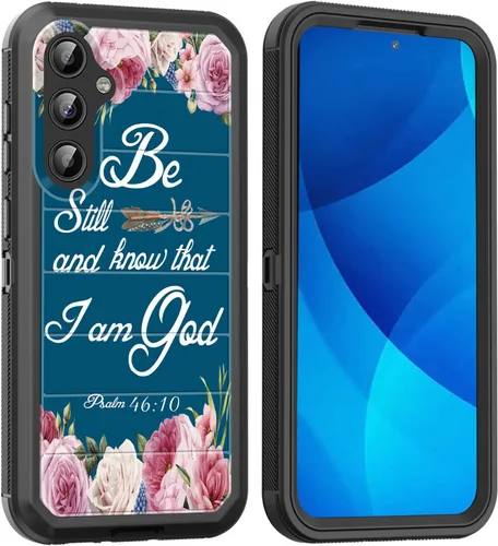 Vista 108 de Funda para Galaxy A15 5G, cuerpo completo, protección contra caídas, a prueba de polvo, resistente de 3 capas, militar, resistente, duradera