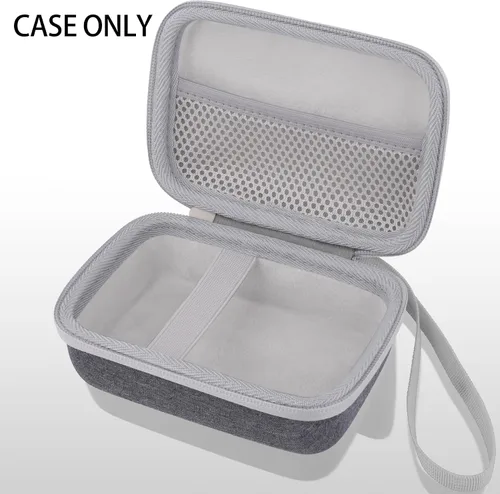 Vista 4 de co2CREA Estuche rígido de repuesto para impresora Fujifilm Instax Mini Link 3 2 1 (funda blanca ceniza + interior blanco)