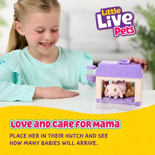 Vista 2 de Little Live Pets Mama Surprise Minis Bunny revela 2-4 bebés