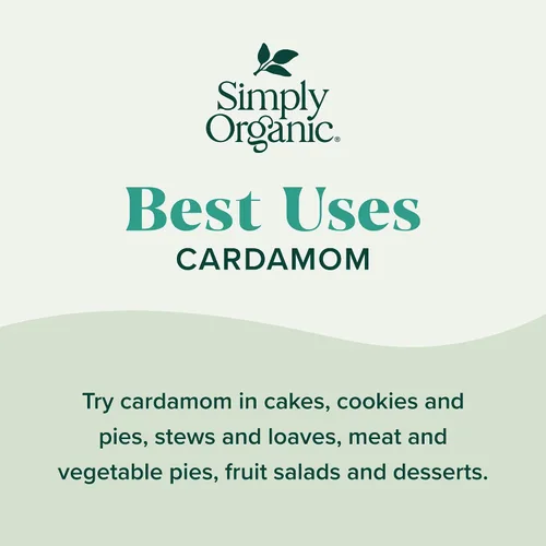 Vista 3 de Simply Organic Cardamomo, 2.82 onzas