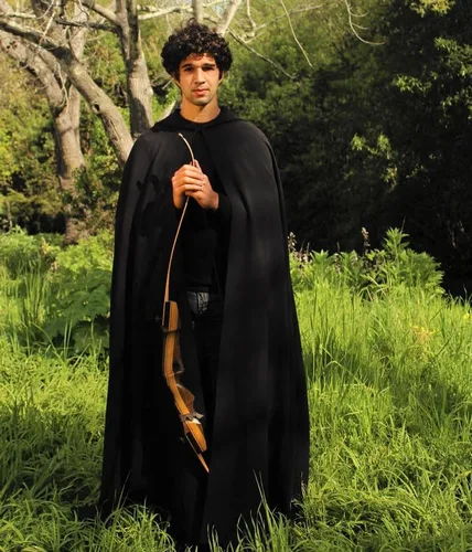 Vista 5 de SUNLEXA Disfraz medieval de caballero templario para Halloween, capa con capucha, renacentista, cosplay, disfraz medieval (S-6XL)