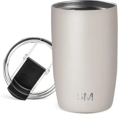 Vista 54 de Simple Modern Taza de café de viaje Tumbler con tapa abatible Reutilizable, aislada, de acero inoxidable, taza de café helado Cold Brew, termo