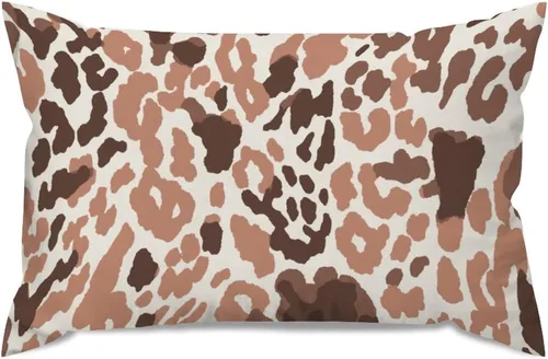 Vista 84 de ArogGeld Funda de almohada para sofá, guepardo y leopardo, estampado de leopardo, funda de cojín decorativa de granja para sala de estar