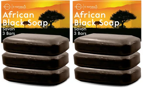Vista 6 de O NATURALS Paquete de 3 barras de jabón orgánico de 4 onzas cada juego – 100% vegano proceso frío lavado corporal perfumado Premium esencial hecho a