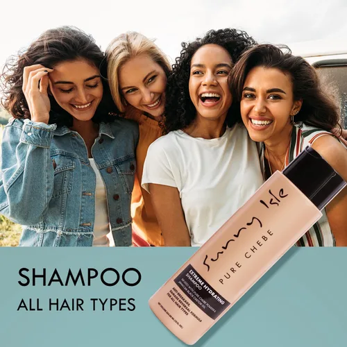 Vista 2 de Sunny Isle Pure Chebe Extreme Champú Hidratante – Anti-Breakage, Reversión de Daños – 12 oz