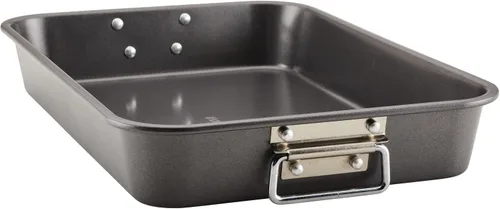 Vista 12 de Farberware Bakeware - Asador de acero antiadherente con estante plano, 11 pulgadas x 15 pulgadas, gris
