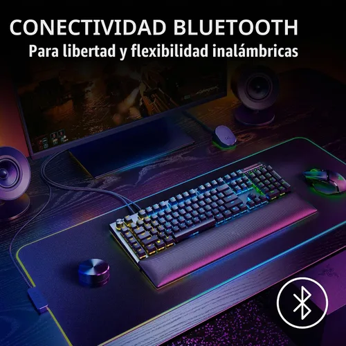 Vista 6 de Razer Wireless Control Pod para Nommo V2 y Leviathan V2, USB y Bluetooth Advanced Audio Control Pod, RGB Light Customization, Rotatable, Clickable