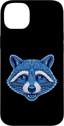 Vista 15 de Raccoon Electronic Computer Circuit CPU Art Case for iPhone 17