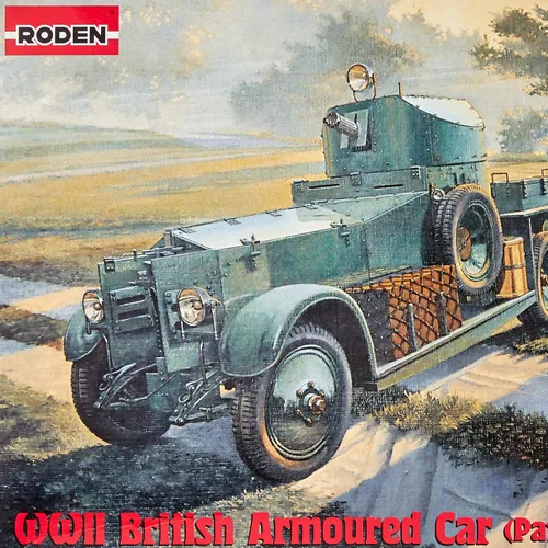 Vista 2 de Roden 1920 Pattern Mk.I Kit de modelo de coche blindado británico