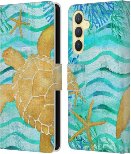 Vista 11 de Head Case Designs Funda de piel con licencia oficial de Paul Brent Agate Mermaid Coastal compatible con Samsung Galaxy S23 FE 5G