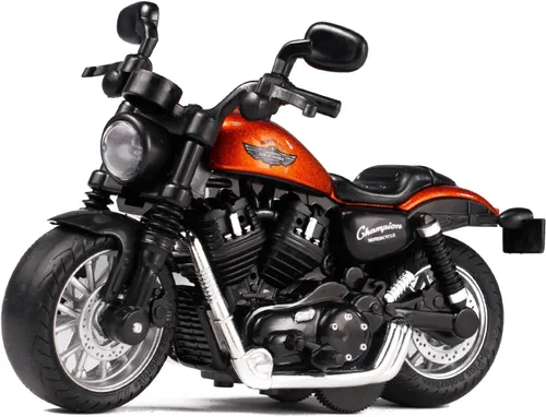 Vista 8 de Mini Motocicleta de Juguete - Autos de Juguete de Retroceso con Sonido y Luz, Motocicletas de Juguete para Niños Pequeños, Juguetes de Motocicleta