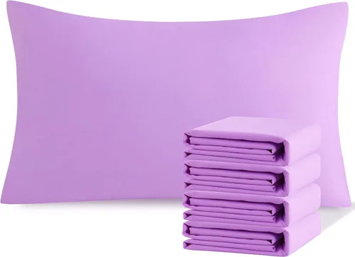 Vista 108 de NTBAY Juego de fundas de almohada estándar, paquete de 2 fundas de almohada de microfibra cepillada de 20 x 26 pulgadas, suaves, sin arrugas Aqua
