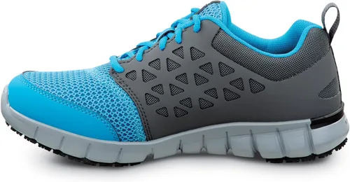 Vista 4 de Reebok Calzado de trabajo para hombre, estilo atlético, antideslizante, con puntera suave