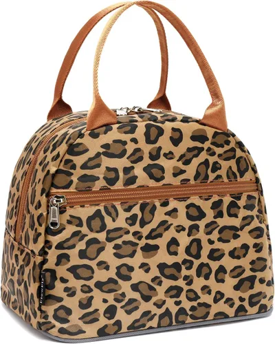 Vista 15 de Bolsa de almuerzo aislada FlowFly - Bolsa de asas organizadora para mujeres/hombres, Alpaca