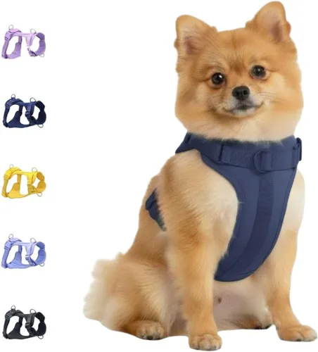 Vista 17 de Dog Harness - No Pull Adjustable Front Clip Vest with Soft Padding, 3Leash Clips, and No-Choke Oxford Design Comfort for Small, Medium, and Large