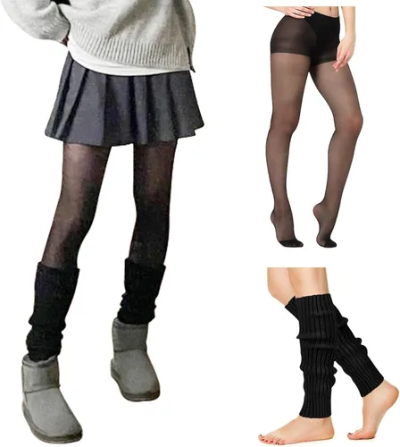 Vista 9 de DRESHOW Medias de red para mujer, medias altas hasta el muslo