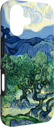 Vista 3 de Van Gogh Olivos con Alpilles Painting Famous Art Funda para iPhone 17