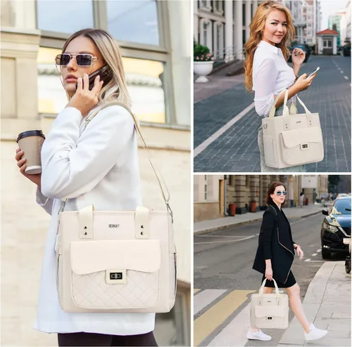 Vista 6 de Lonchera para Mujer para el Trabajo, Bolsa de Almuerzo Grande con Aislamiento Térmico a Prueba de Fugas Hielera para Adultos, Loncheras para Mujer