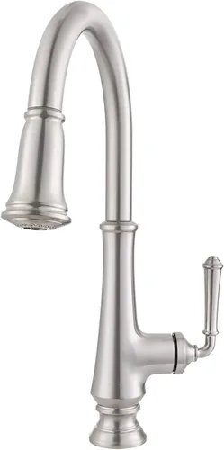 Vista 8 de American Standard 4279300.GN0 Delancey Grifo de cocina desplegable con pulverizador, amanecer fresco cepillado (oro cepillado)