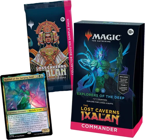 Vista 2 de Magic: The Gathering Las Cavernas Perdidas de Ixalan Commander Deck - Exploradores de las Profundidades