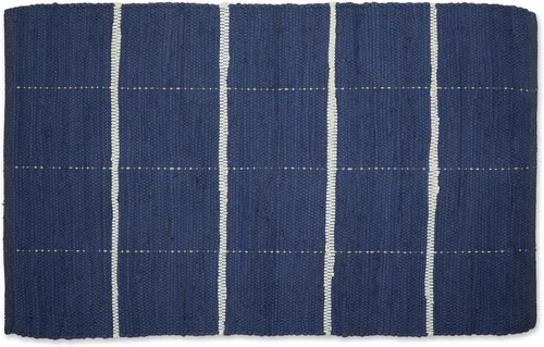 Vista 12 de DII Modern Farmhouse - Alfombra Chindi de algodón, 26 x 40 pulgadas, color negro y crema